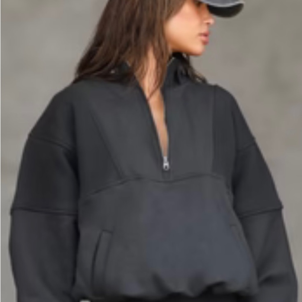 JOAH BROWN retro half-zip